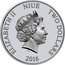 Niue Two Dollars (Princess Leia) ELIZABETH II NIUE TWO DOLLARS IRB 2016 coin obverse