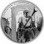 Niue Two Dollars (Queen Elizabeth II The Mandalorian) 1 OZ 999 FINE SILVER © & TM LUCASFILM LTD coin reverse