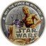 Niue Two Dollars (R2-D2 and C3PO) MAY THE FORCE BE WITH YOU STAR WARS TM © & TM LUCASFILM LTD. 1 OZ 999 SILVER coin reverse