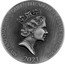 Niue Two Dollars (Rebuilding the Temple) QUEEN ELIZABETH II NIUE TWO DOLLARS 2021 2 OZ 999 FINE SILVER coin obverse
