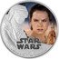 Niue Two Dollars (Rey) STAR WARS TM 1 OZ 999 FINE SILVER © & ™ LUCASFILM LTD. coin reverse