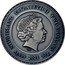 Niue Two Dollars (Scarabaeus) NIUE ISLAND ELIZABETH II TWO DOLLARS IRB AG 999 2021 50 G coin obverse