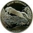 Niue Two Dollars (Snow Leopard) SNOW LEOPARD 1 OZ 999 FINE SILVER coin reverse