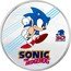 Niue Two Dollars Sonic the Hedgehog - Elizabeth II 2021  BU 30TH ANNIVERSARY SONIC THE HEDGEHOG™ coin reverse