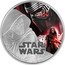 Niue Two Dollars (Star Wars. Kylo Ren) STAR WARS TM 1 OZ 999 FINE SILVER © & ™ LUCASFILM LTD. coin reverse