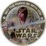 Niue Two Dollars (Star Wars. Luke Skywalker) MAY THE FORCE BE WITH YOU STAR WARS TM © & TM LUCASFILM LTD. 1 OZ 999 SILVER coin reverse