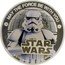 Niue Two Dollars (Star Wars. Stormtrooper) MAY THE FORCE BE WITH YOU STAR WARS TM © & TM LUCASFILM LTD. 1 OZ 999 SILVER coin reverse