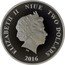 Niue Two Dollars (Star Wars. Yoda) ELIZABETH II NIUE TWO DOLLARS IRB 2016 coin obverse