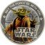 Niue Two Dollars (Star Wars. Yoda) MAY THE FORCE BE WITH YOU STAR WARS TM © & TM LUCASFILM LTD. 1 OZ 999 SILVER coin reverse