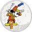 Niue Two Dollars (The Band Concert) 1 OZ 999 FINE SILVER © DISNEY - THE BAND CONCERT, 1935 coin reverse