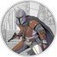 Niue Two Dollars (The Mandalorian -Elizabeth II) 1 OZ 999 FINE SILVER © & TM LUCASFILM LTD coin reverse