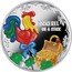 Niue 1 Dollar (Cockerel on a Stick) COCKEREL ON A STICK coin reverse