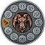 Niue 1 Dollar Capricorn. Antiqued 2020  Antique Finish  coin reverse