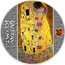 Niue 1 Dollar Kiss 2018 mw BU GUSTAV KLIMT coin reverse