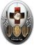 Niue 1 Dollar Red Cross Egg 2020 mw Proof IMPERIAL FABERGE EGG coin reverse