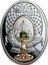 Niue 1 Dollar Resurrection Egg 2017 mw Proof IMPERIAL FABERGÉ EGG coin reverse