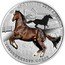 Niue 1 Dollar (Thoroughbred Horse) KOŃ PEŁNEJ KRWI ANGIELSKIEJ THOROUGHBRED HORSE coin reverse