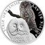 Niue 1 Dollar (Ural Owl) STRIX URALENSIS PUŠTÍK BĚLAVÝ coin reverse
