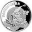 Niue 1 Dollar (Vochomurka) VOCHOMŮRKA ©ZDENĚK SMETANA. LICENCE MERCHANDISING PRAGUE. IH AG 999 coin reverse