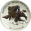 Australia 1 Dollar (Wedge-Tailed Eagle. Proof High Relief) AUSTRALIAN WEDGE-TAILED EAGLE P JM 2021 1 OZ 9999 SILVER coin reverse