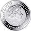 Niue 1 Dollar (Year of the Rooster. Feathers) ELIZABETH II NIUE ISLAND IRB AG 999 1 DOLLAR 2017 coin obverse