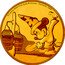Niue 2 Dollars 50 Cents Fantasia 2017  Proof 0.5 GRAM 9999 FINE GOLD © DISNEY - FANTASIA, 1940 coin reverse
