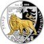 Niue 2 Dollars (Czech Lion - gilded) 1 OZ AG 999 ČESKÁ REPUBLIKA coin reverse