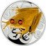 Niue 2 Dollars (Money Frog) $ € coin reverse