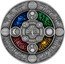 Niue 2 Dollars (Slavic Calendar) XORS ROD MORANA LADA MOKOSH YARILO VELES PERUN JARE SPRING FESTIVITIES KOLIADA KUPALA NIGHT DOZHINKI SVAROG DAŽBOG STRIBOG SVAROJITCH SVETOVID SIMARGL PEPPERUNA ŽIVA coin reverse