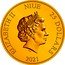 Niue 25 Dollars Aragorn 2021  Proof ELIZABETH II NIUE 25 DOLLARS IRB 2021 coin obverse