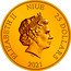 Niue 25 Dollars (Beauty and the Beast) ELIZABETH II NIUE 25 DOLLARS IRB 2021 coin obverse