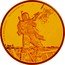 Niue 25 Dollars (Boba Fett) 1/4 OZ 9999 FINE GOLD © & TM LUCASFILM LTD. coin reverse