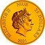Niue 25 Dollars (Hermione Granger) ELIZABETH II NIUE 25 DOLLARS IRB 2021 coin obverse