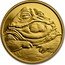 Niue 25 Dollars (Jabba the Hutt) 1/4 OZ 9999 FINE GOLD © & TM LUCASFILM coin reverse