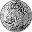 Niue 25 Dollars (Queen Elizabeth II Czech Lion) ČESKÁ REPUBLIKA 10 OZ AG 999 coin reverse