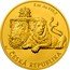 Niue 250 Dollars (Czech Two-tailed Lion) 5 OZ AU 999.9 ČESKÁ REPUBLIKA coin reverse