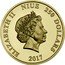 Niue 250 Dollars (Eurasian Lynx) ELIZABETH II NIUE 250 DOLLARS 2017 coin obverse
