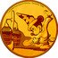 Niue 250 Dollars (Fantasia) 1 OZ 9999 GOLD © DISNEY - FANTASIA, 1940 coin reverse