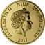 Niue 250 Dollars (Golden Eagle) ELIZABETH II NIUE 250 DOLLARS 2017 coin obverse