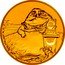 Niue 250 Dollars (Jabba The Hutt) 1 OZ 9999 FINE GOLD © & TM LUCASFILM coin reverse