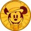 Niue 250 Dollars (Mickey's Christmas Carol) 1 OZ 9999 FINE GOLD © DISNEY MICKEY'S CHRISTMAS CAROL, 1983 coin reverse