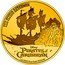 Niue 250 Dollars The Flying Dutchman 2021  BU THE FLYING DUTCHMAN DISNEY PIRATES OF THE CARIBBEAN 1 OZ 9999 FINE GOLD ©DISNEY coin reverse