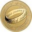 Niue 250 Dollars (The One Ring) © & TM NEW LINE PRODUCTION INC (S21) 1OZ 9999 FINE GOLD coin reverse