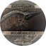 Niue Five Cents Ichthyosaurus 2021  UNC ICHTHYOSAURUS MUONIONALUSTA .999 METEORITE coin reverse