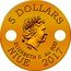 Niue 5 Dollars (Cancer) 5 DOLLARS IRB ELIZABETH II AU 900 NIUE 2017 coin obverse