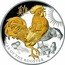 Niue 8 Dollars (Year of the Rooster) 雞 YEAR OF THE ROOSTER coin reverse