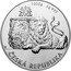Niue 80 Dollars (Czech Lion) 1000G AG 999 ČESKÁ REPUBLIKA coin reverse