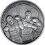 Niue Five Dollars Boxing 2020  MARTIAL ARTS OF THE WORLD BOXING coin reverse