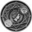 Niue Five Dollars (Celestial Bodies. Sun and Moon) ELIZABETH II NIUE FIVE DOLLARS IRB M AG 999 2017 coin obverse