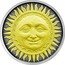 Niue Five Dollars (Celestial Bodies. Sun)  coin reverse